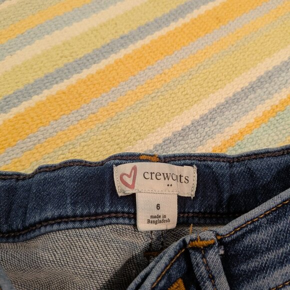 ⭐ Girl's Crewcuts skinny jeans size 6 - Picture 4 of 7